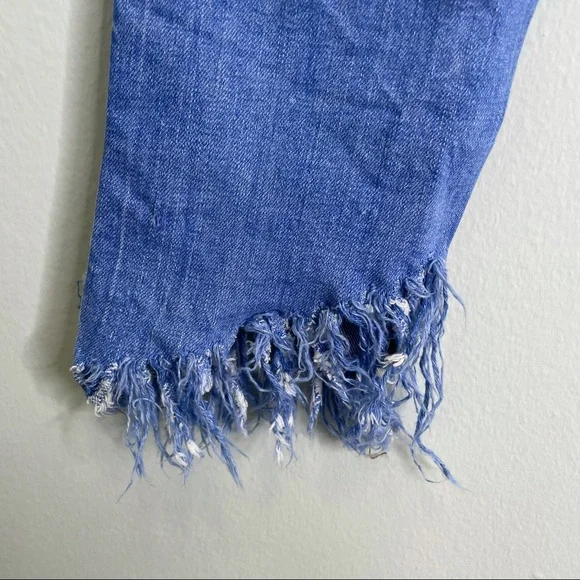 ZARA Trafaluc Denim wear Distressed Jeans size 4 - Picture 4 of 9